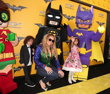 Mariah Carey at The Lego Batman Movie LA premiere | mcarchives.com