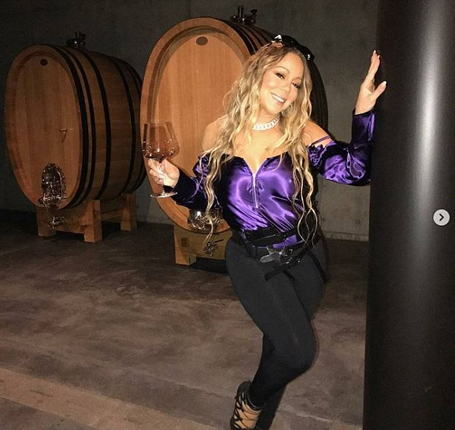 Mariah Carey and her toy boy love Bryan Tanaka in Napa | mcarchives.com