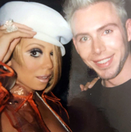 Mariah Carey in punk transformation | mcarchives.com