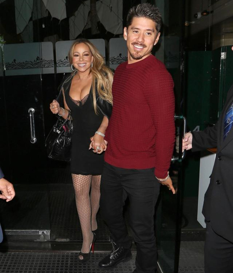 Mariah Carey on romantic date night in Los Angeles | mcarchives.com