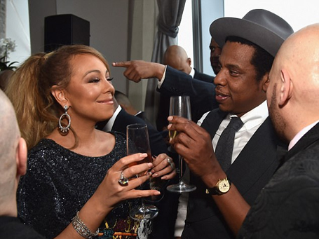 Beyonc&eacute; and Mariah reunite at pre-Grammys brunch | mcarchives.com