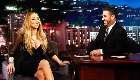 Mariah Carey on Jimmy Kimmel Live | mcarchives.com