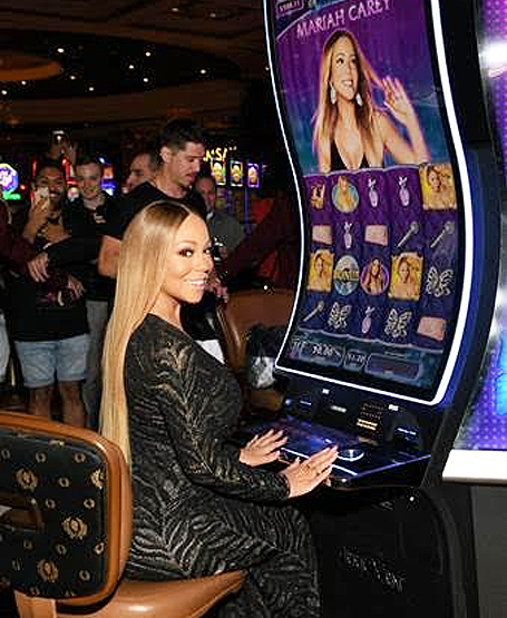 Mariah Carey launches slot machine at Caesars | mcarchives.com