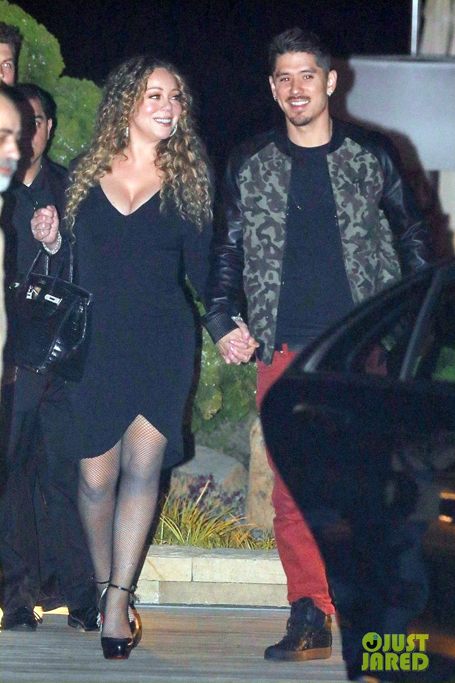 Mariah Carey all smiles after a dinner date | mcarchives.com