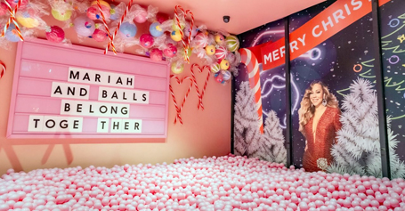 And now there's a Mariah Carey ball pit | mcarchives.com