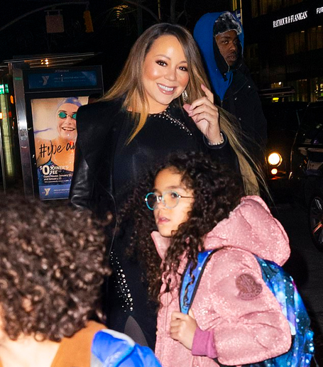 Mariah Carey steps out for a swanky dinner in Harlem | mcarchives.com