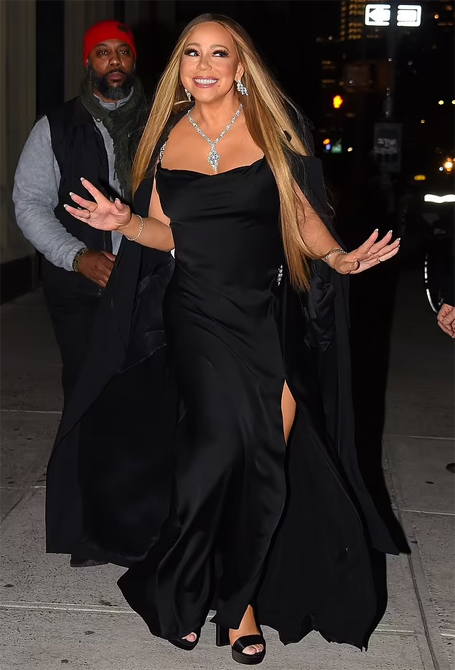 Mariah Carey oozes glamour for a New York outing | mcarchives.com