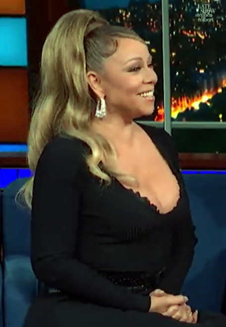 Mariah hilariously chides Stephen Colbert over lyrics | mcarchives.com