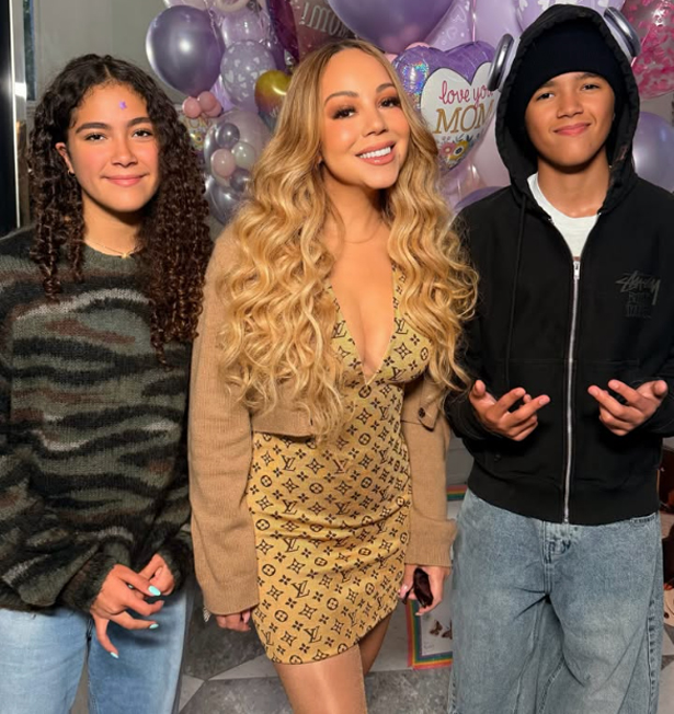 Mariah Carey spends Mother's Day in L.A. with the twins | mcarchives.com