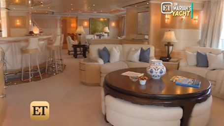Mariah gives a guided tour of Packer's superyacht | mcarchives.com
